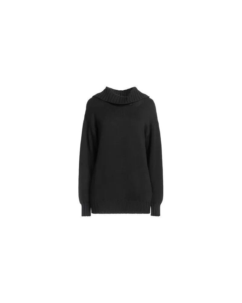 Alpha Studio STRICKWAREN - Rollkragenpulloverauf YOOX.COM Schwarz