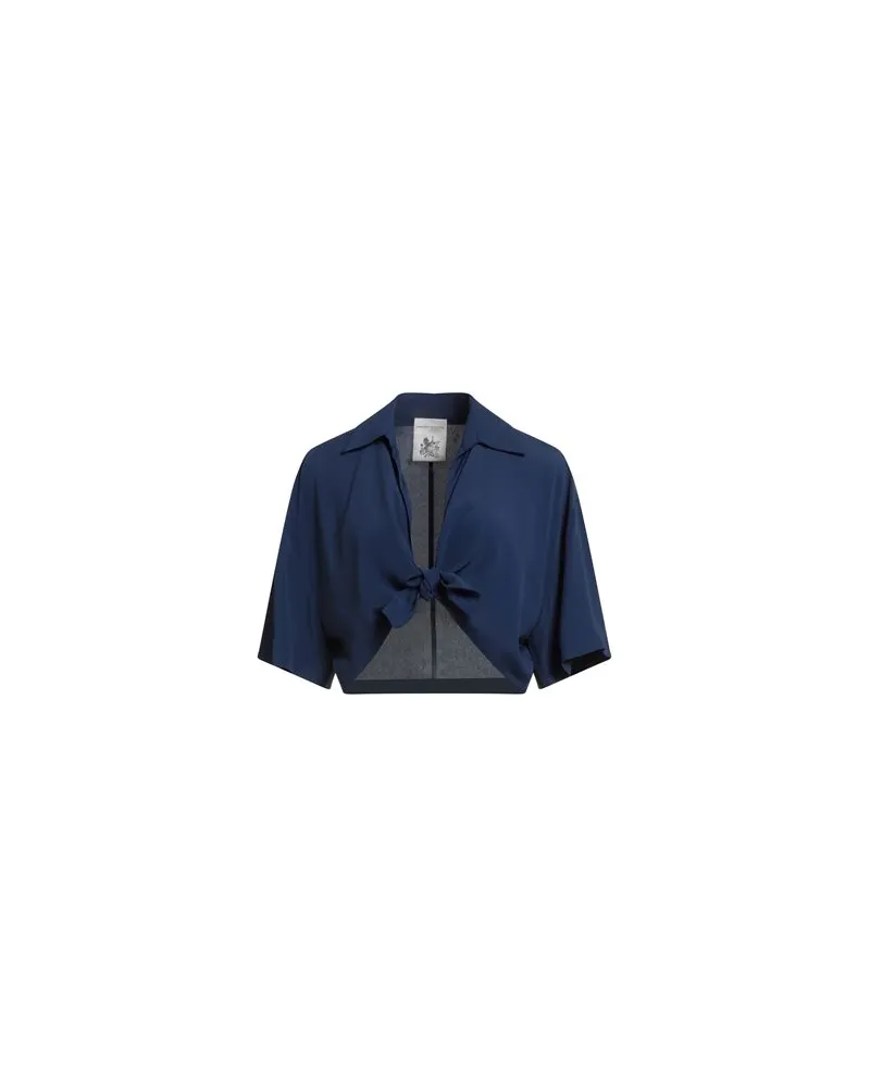 Semicouture TOPS - Topsauf YOOX.COM Marineblau
