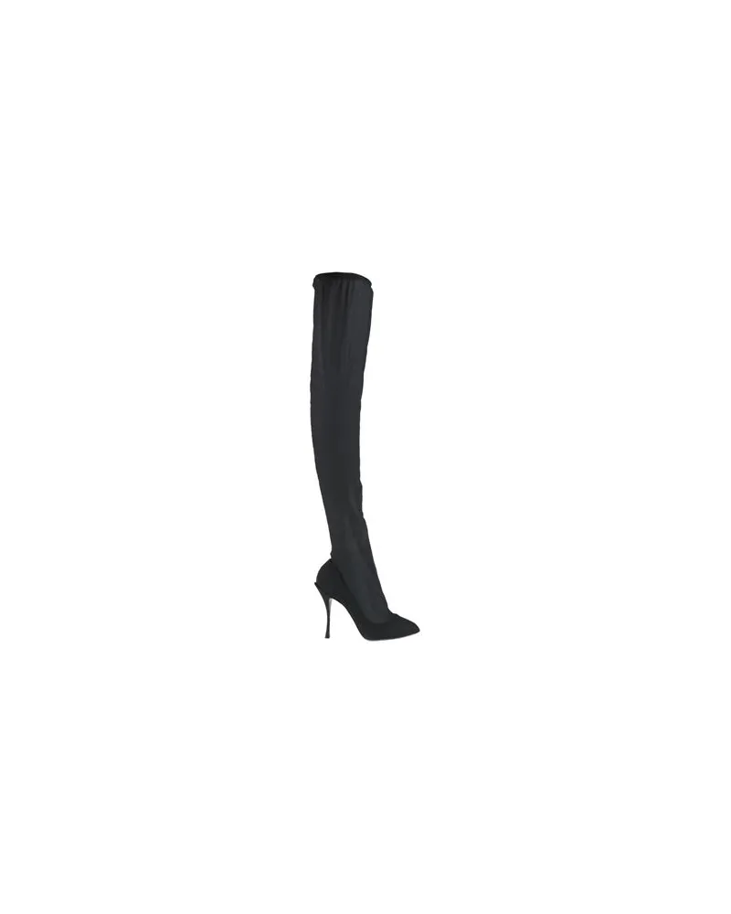 Dolce & Gabbana SCHUHE - Stiefelauf YOOX.COM Schwarz