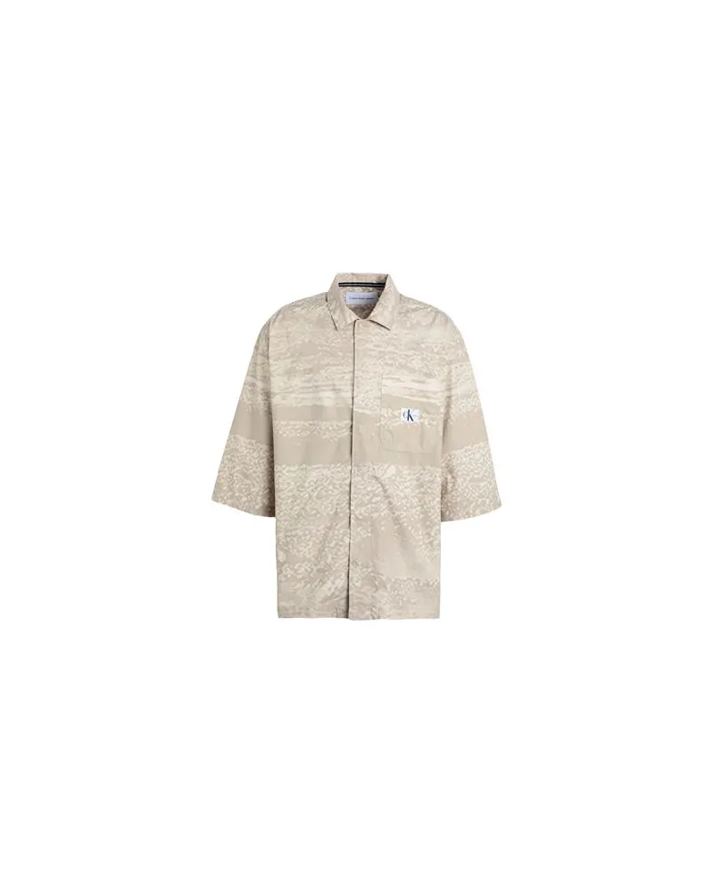 Calvin Klein TOPS - Hemdenauf YOOX.COM Beige