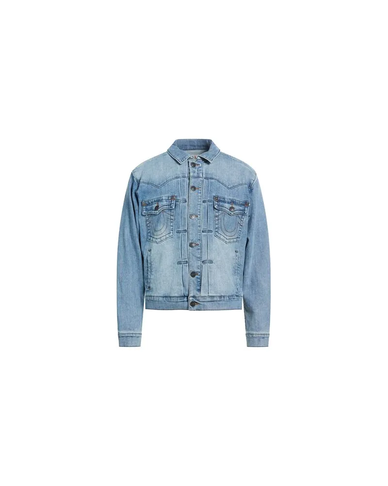 True Religion JACKEN & MÄNTEL - Jeansjacken/Mäntelauf YOOX.COM Blau