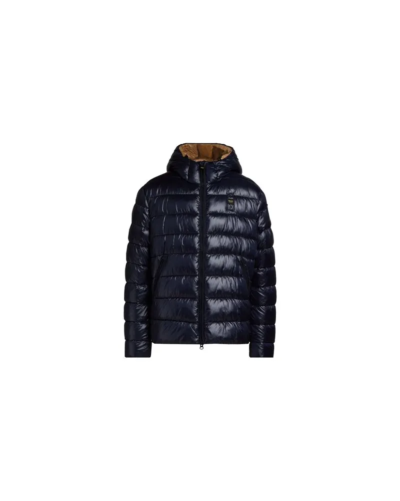 Blauer JACKEN & MÄNTEL - Pufferjacken & Daunenjackenauf YOOX.COM Marineblau