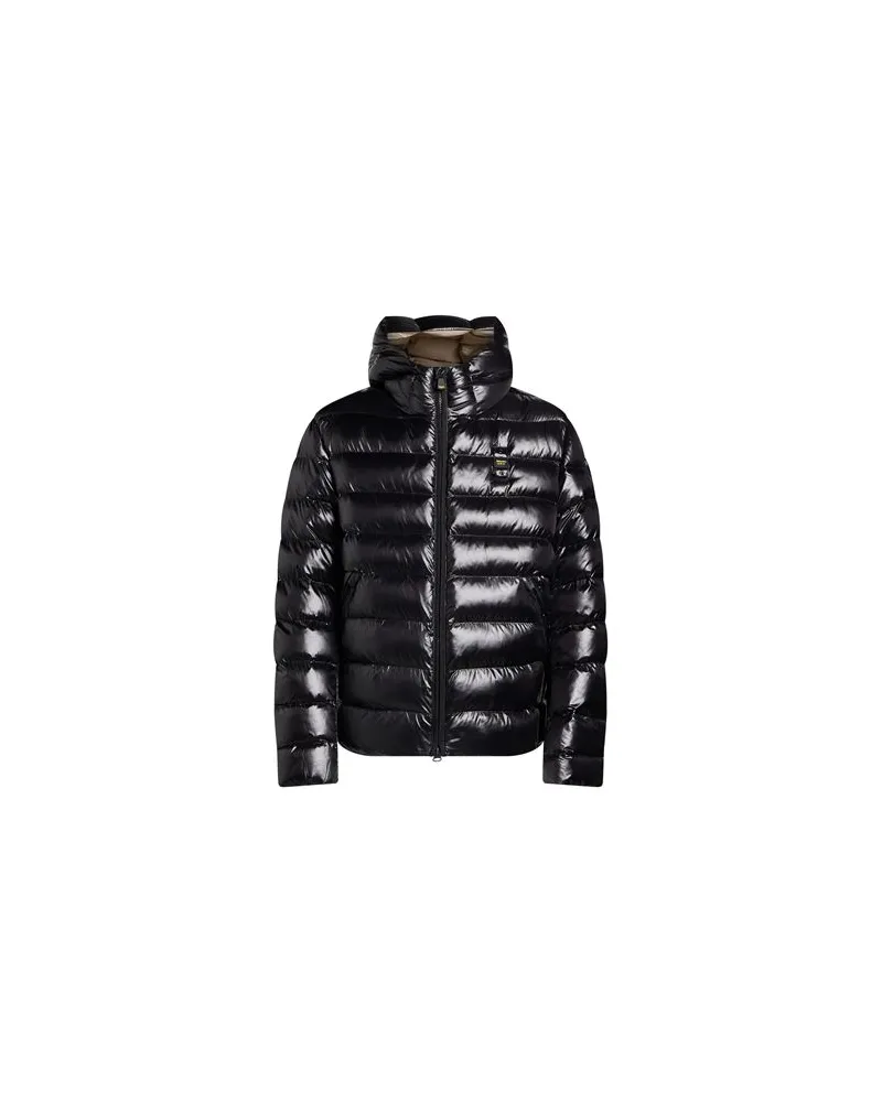 Blauer JACKEN & MÄNTEL - Pufferjacken & Daunenjackenauf YOOX.COM Schwarz