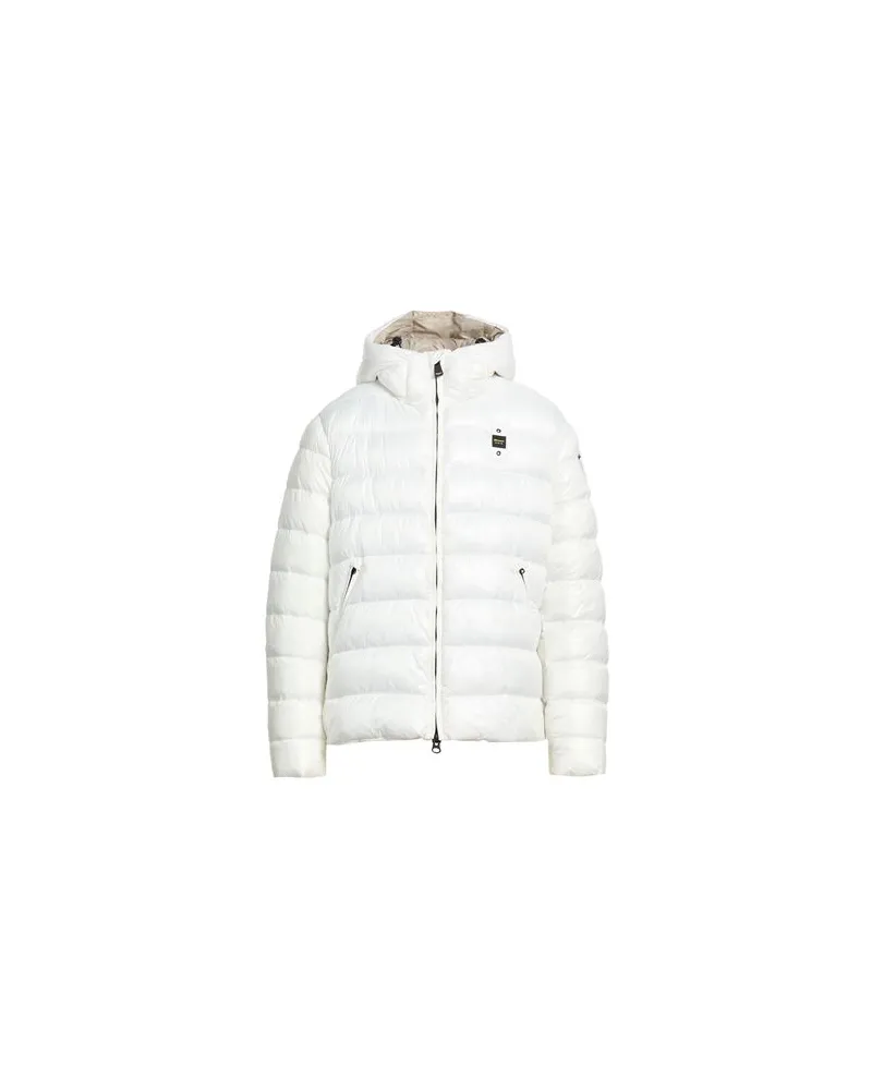 Blauer JACKEN & MÄNTEL - Pufferjacken & Daunenjackenauf YOOX.COM Weiß