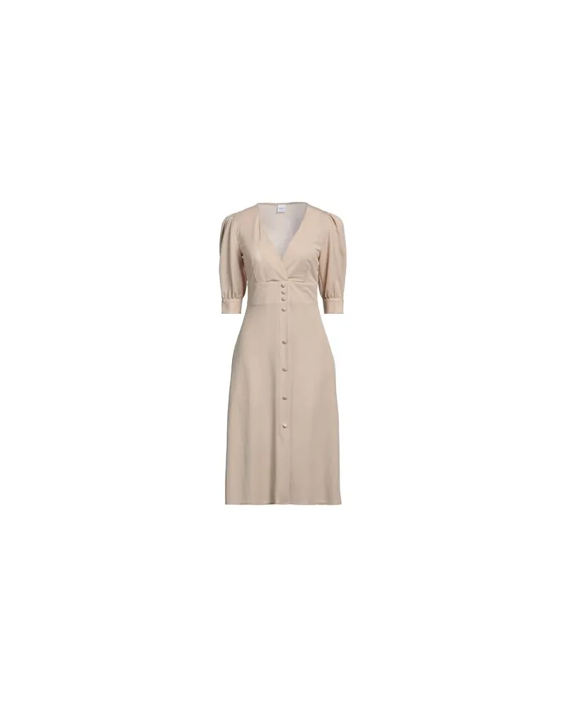Eleonora Stasi KLEIDER - Midi-Kleiderauf YOOX.COM Beige
