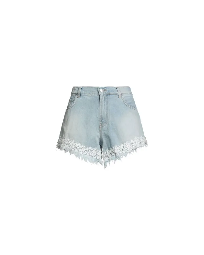 VICOLO DENIM COUTURE - HOSEN & RÖCKE - Jeansshortsauf YOOX.COM Blau