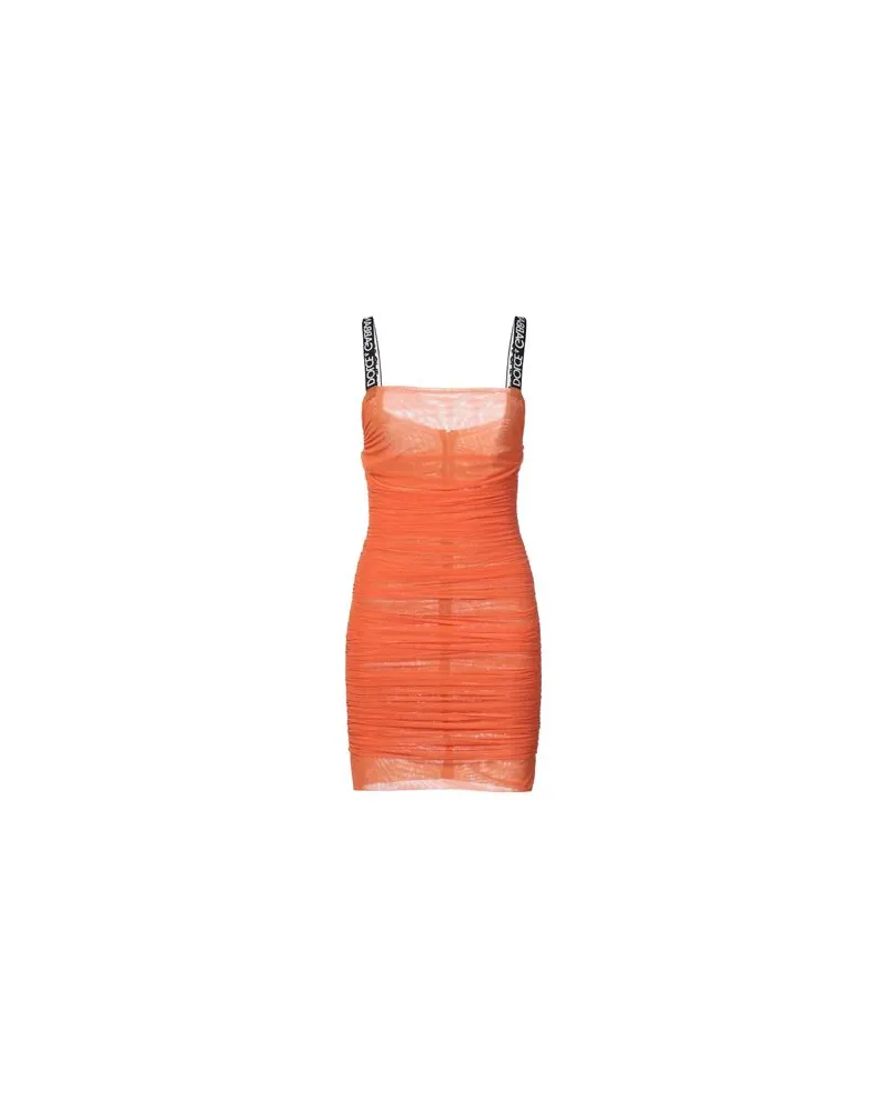 Dolce & Gabbana KLEIDER - Mini-Kleiderauf YOOX.COM Orange