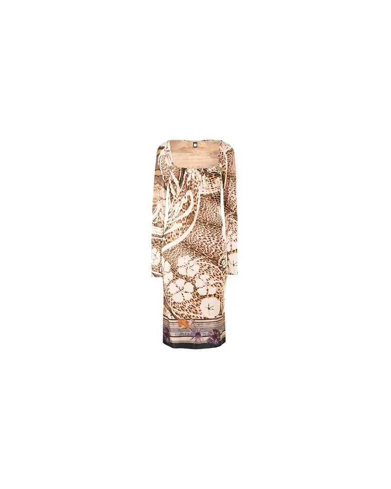 Roberto Cavalli KLEIDER - Midi-Kleiderauf YOOX.COM Sand