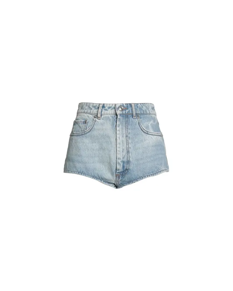 SPORTMAX HOSEN & RÖCKE - Jeansshortsauf YOOX.COM Blau