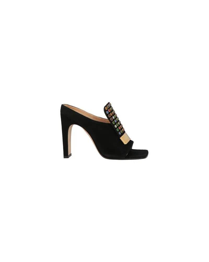 Sergio Rossi SCHUHE - Sandalenauf YOOX.COM Schwarz