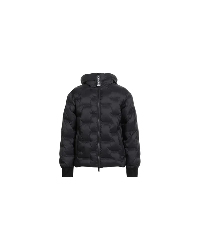 Iceberg JACKEN & MÄNTEL - Pufferjacken & Daunenjackenauf YOOX.COM Schwarz