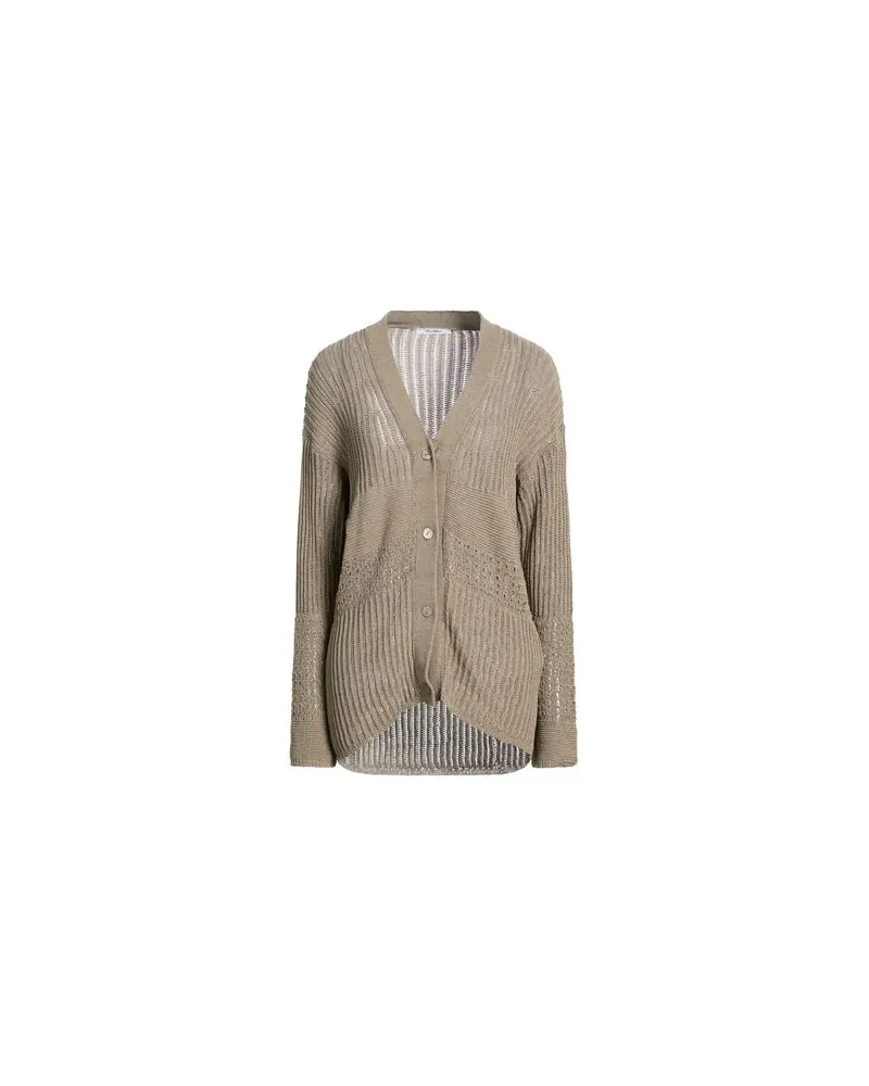 Max Mara STRICKWAREN - Strickjackenauf YOOX.COM Maulwurfsgrau