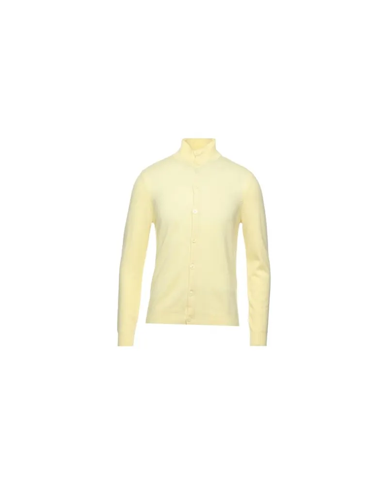 Malo STRICKWAREN - Strickjackenauf YOOX.COM Pastellgelb