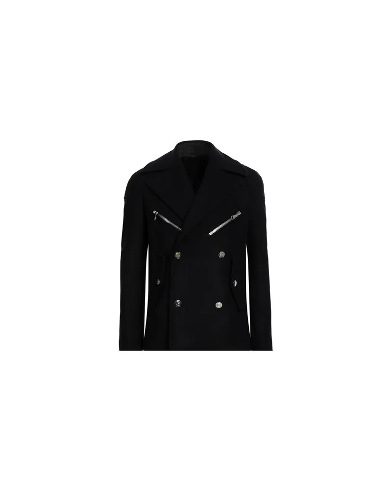 Balmain JACKEN & MÄNTEL - Mäntelauf YOOX.COM Schwarz