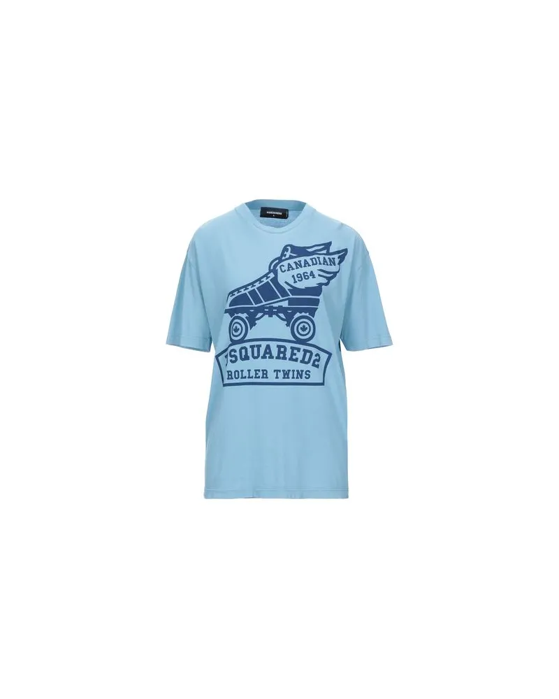 Dsquared2 TOPS - T-shirtsauf YOOX.COM Himmelblau