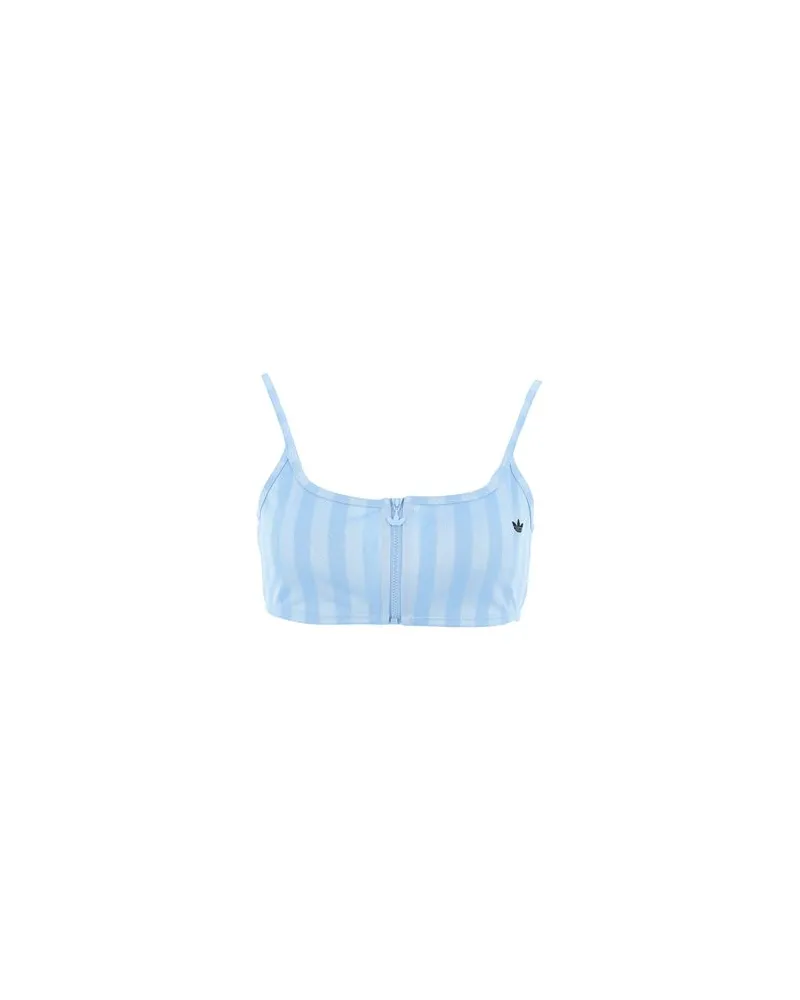 adidas BRA TOP  - TOPS - Topsauf YOOX.COM Azurblau