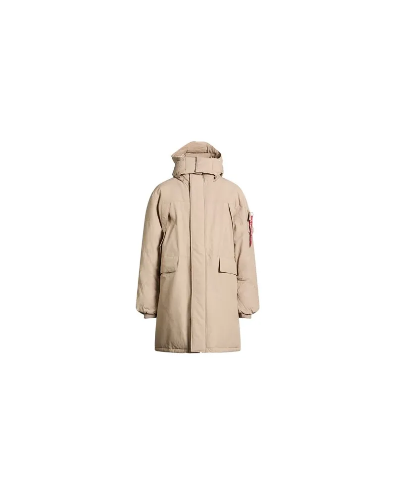 Alpha Industries JACKEN & MÄNTEL - Pufferjacken & Daunenjackenauf YOOX.COM Beige