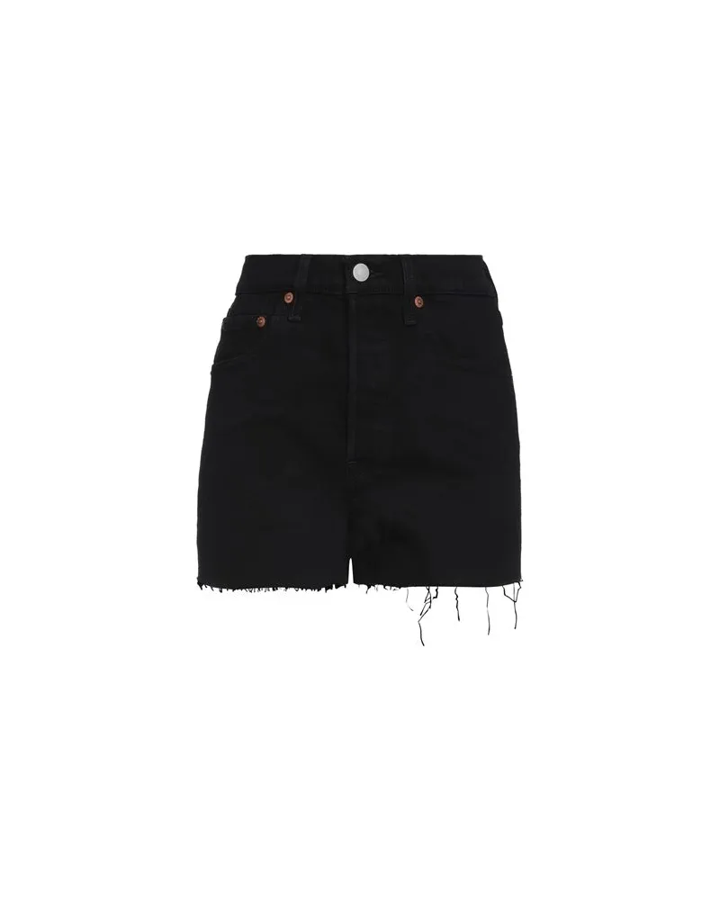 Levi's HOSEN & RÖCKE - Jeansshortsauf YOOX.COM Schwarz