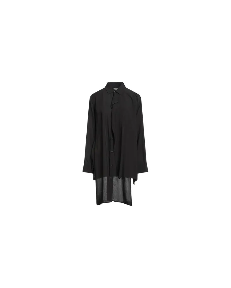 Yohji Yamamoto COLLECTIONS - TOPS - Hemdenauf YOOX.COM Schwarz