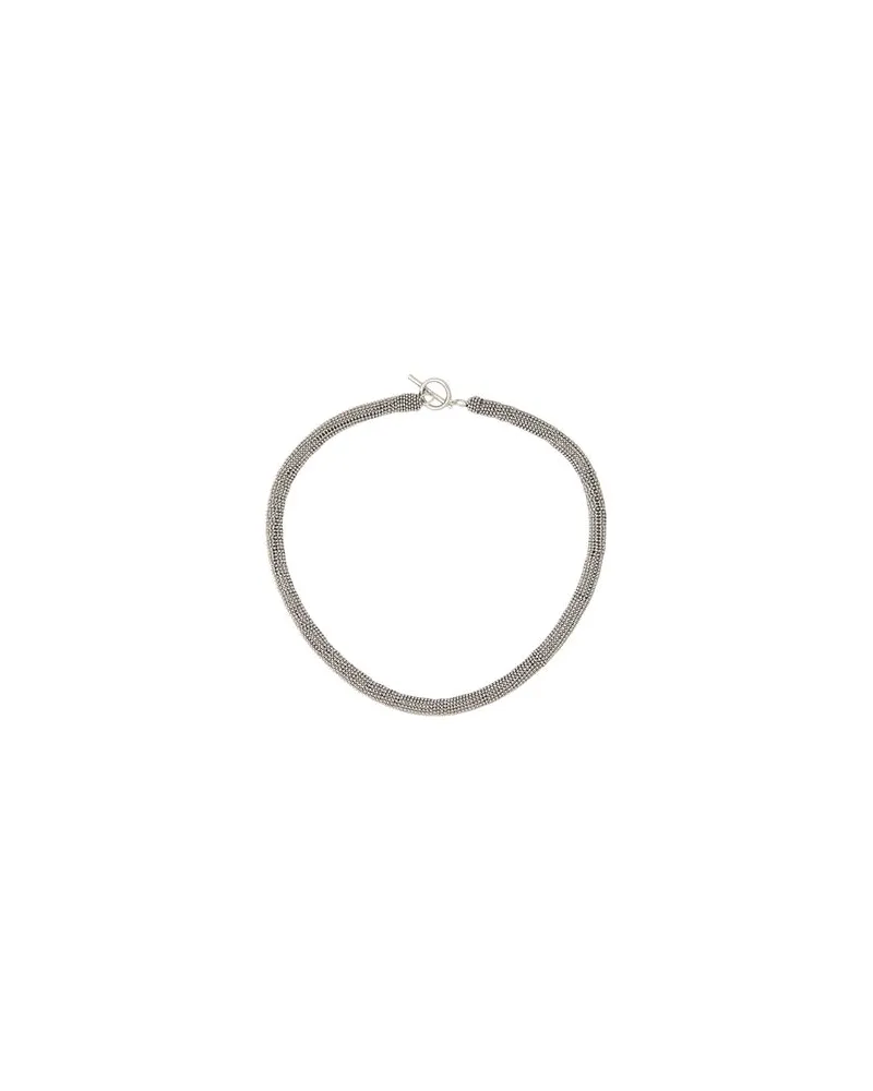 Brunello Cucinelli SCHMUCK und UHREN - Halskettenauf YOOX.COM Silber