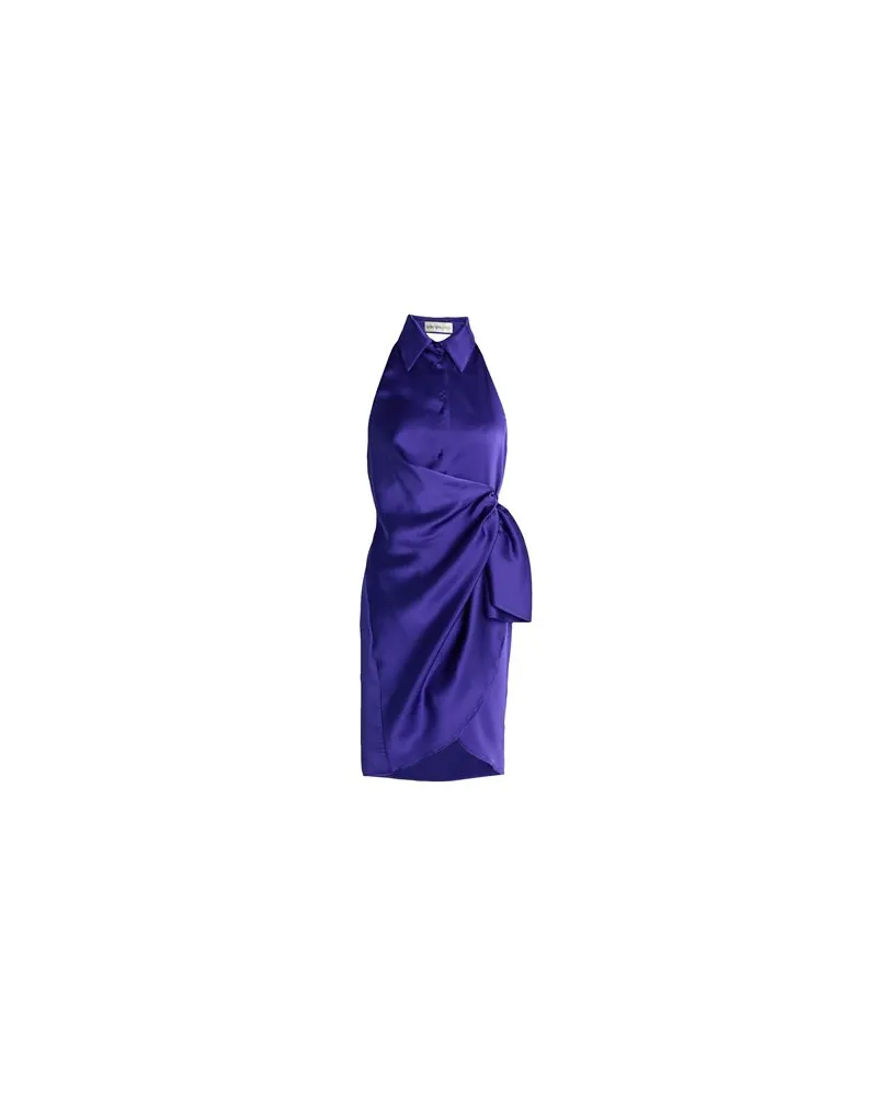NINEMINUTES MINI ABITO IN RASO   - KLEIDER - Mini-Kleiderauf YOOX.COM Violett