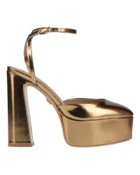 Lola Cruz Pumps Gold