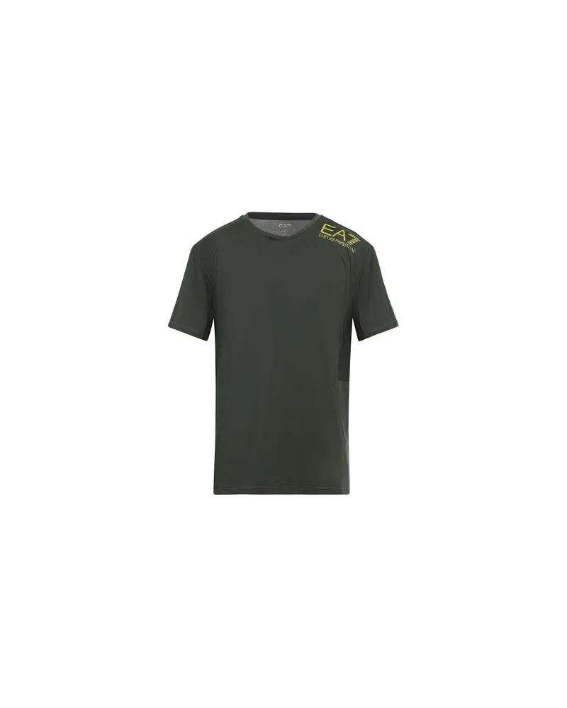EA7 TOPS - T-shirtsauf YOOX.COM Militärgrün