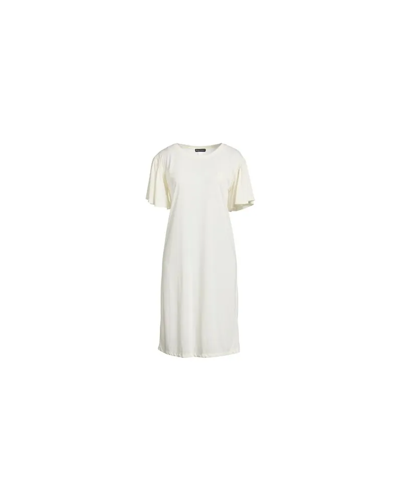 Emporio Armani KLEIDER - Mini-Kleiderauf YOOX.COM Cremeweiß