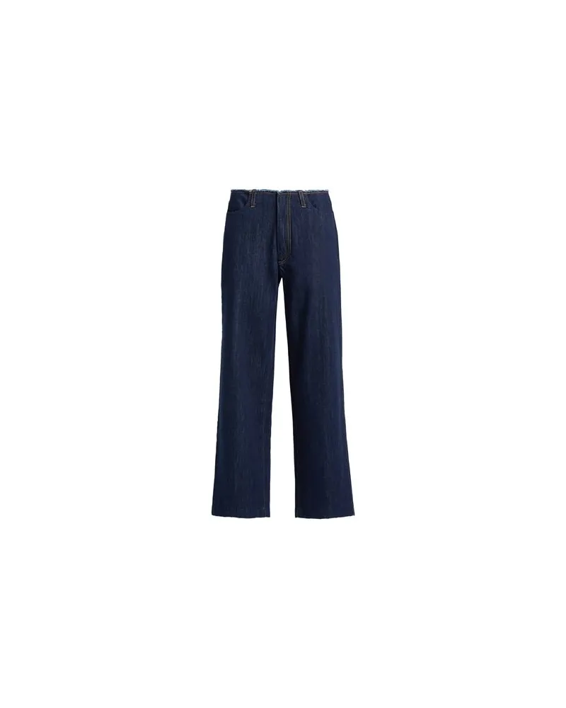 ALYSI HOSEN & RÖCKE - Jeanshosenauf YOOX.COM Blau