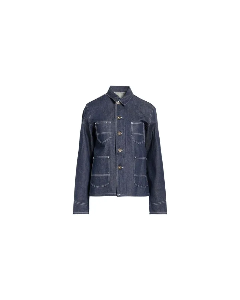 MOORER JACKEN & MÄNTEL - Jeansjacken/Mäntelauf YOOX.COM Blau