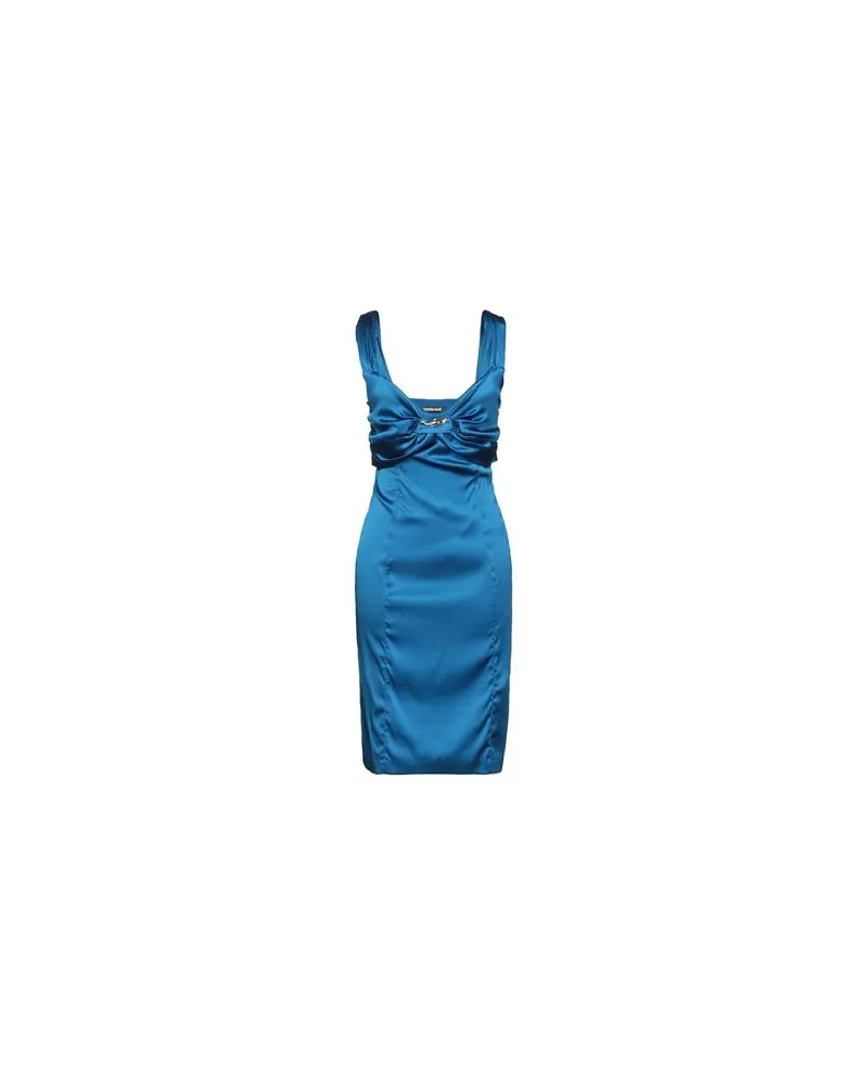 Roberto Cavalli KLEIDER - Midi-Kleiderauf YOOX.COM Azurblau