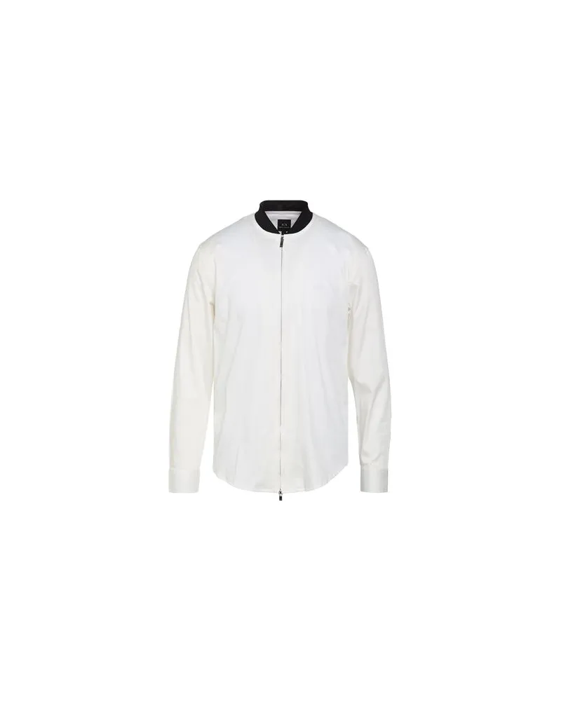 Armani Exchange TOPS - Hemdenauf YOOX.COM Weiß