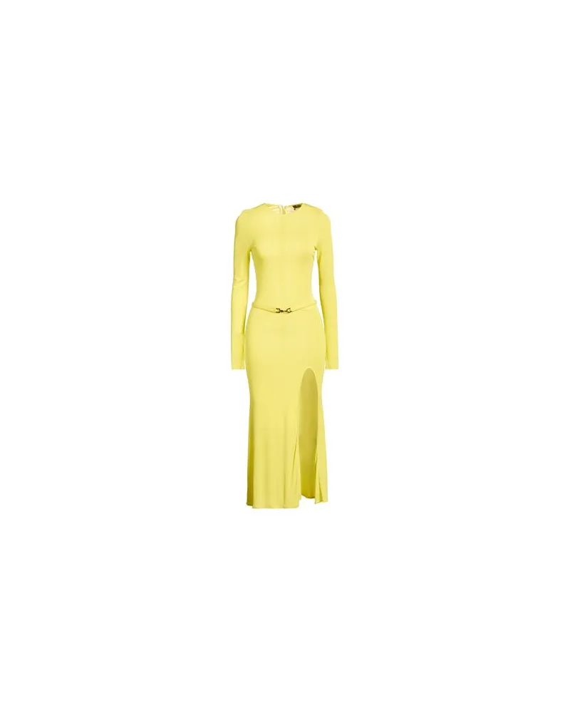 Elisabetta Franchi KLEIDER - Maxi-Kleiderauf YOOX.COM Limettengrün