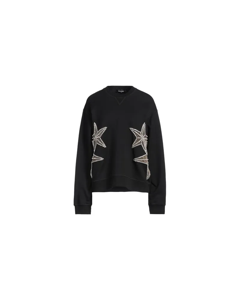 Dsquared2 TOPS - Sweatshirtsauf YOOX.COM Schwarz