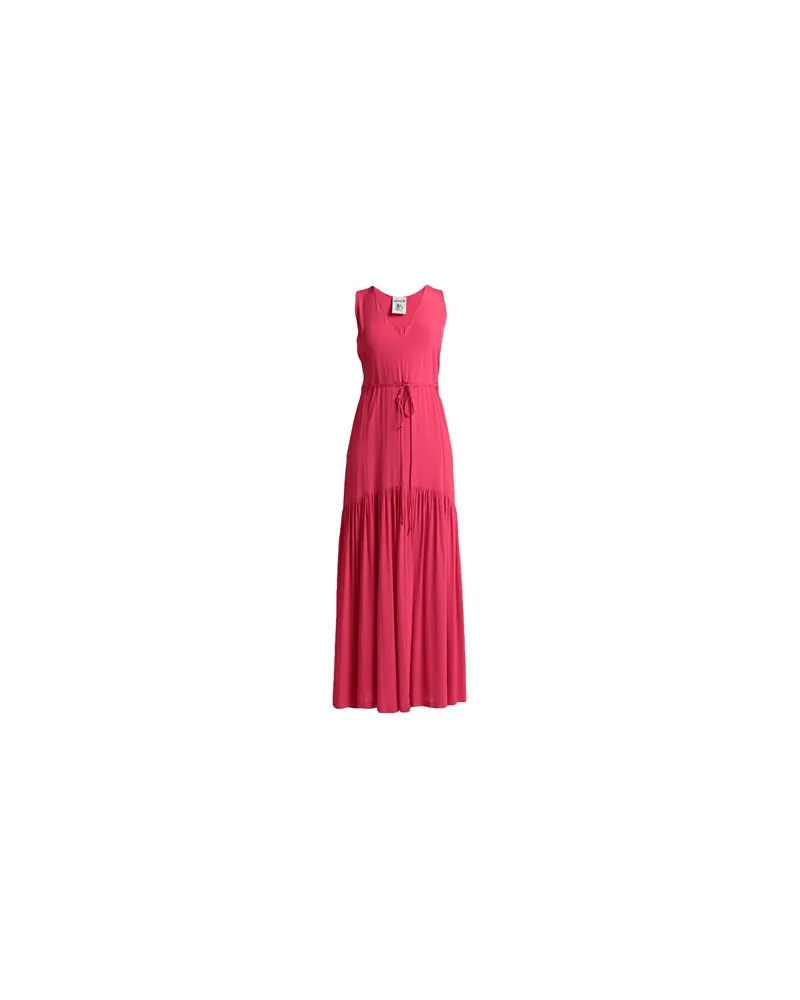 Semicouture KLEIDER - Maxi-Kleiderauf YOOX.COM Fuchsia