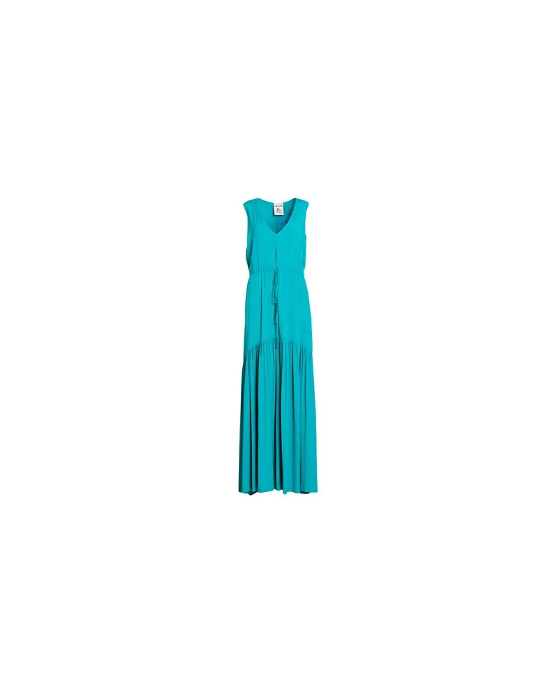 Semicouture KLEIDER - Maxi-Kleiderauf YOOX.COM Tūrkis