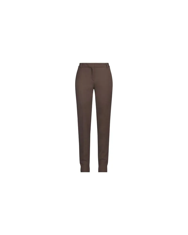Totême HOSEN & RÖCKE - Hosenauf YOOX.COM Dunkelbraun