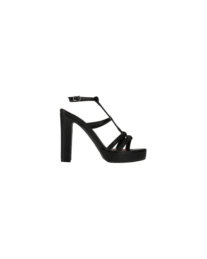 Lorenzo Mari SCHUHE - Sandalenauf YOOX.COM Schwarz