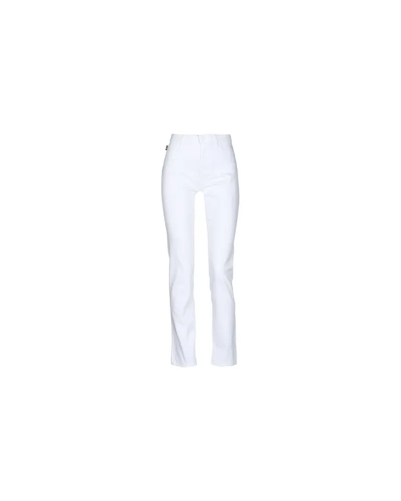 Moschino HOSEN & RÖCKE - Hosenauf YOOX.COM Weiß