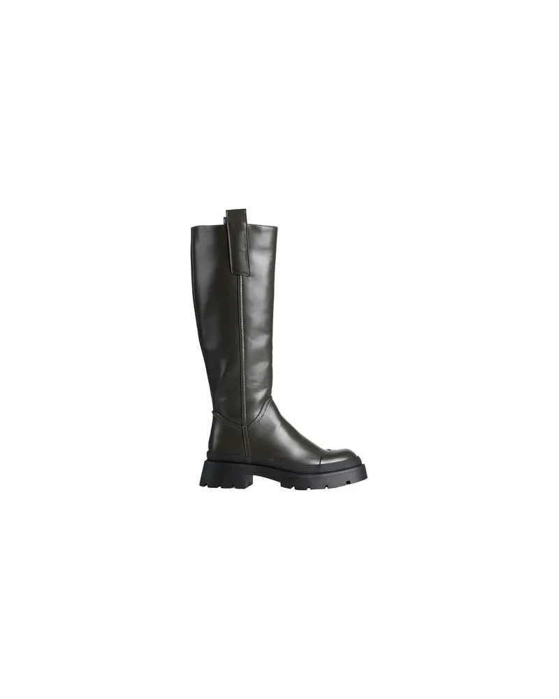 NA-KD SCHUHE - Stiefelauf YOOX.COM Dunkelgrün