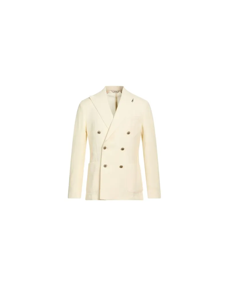 PAOLONI ANZÜGE und CO-ORDS - Blazersauf YOOX.COM Cremeweiß