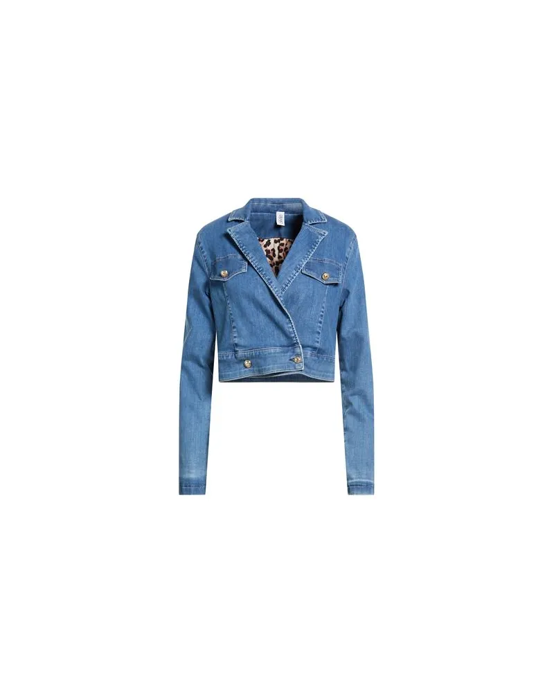 Liu Jo JACKEN & MÄNTEL - Jeansjacken/Mäntelauf YOOX.COM Blau
