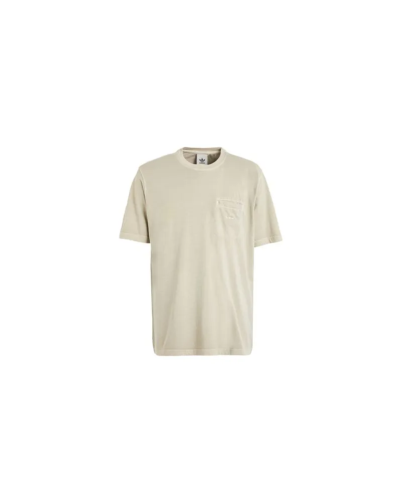 adidas ESS+ DYE PKT T  - TOPS - T-shirtsauf YOOX.COM Salbeigrün
