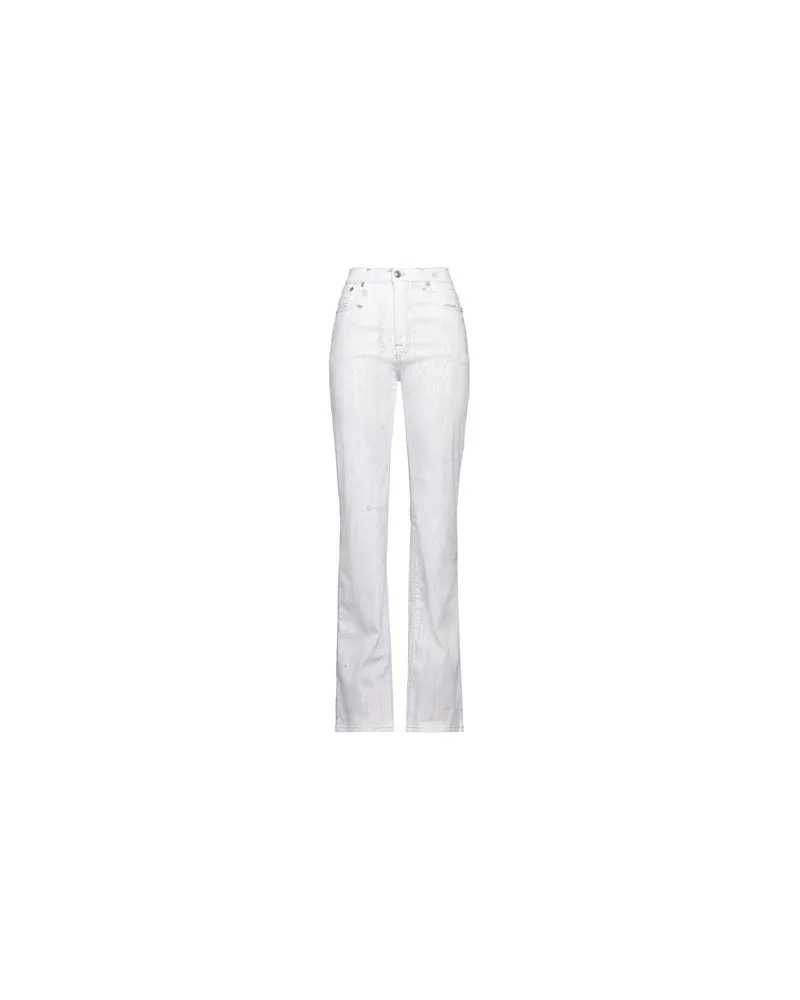 R13 HOSEN & RÖCKE - Jeanshosenauf YOOX.COM Weiß