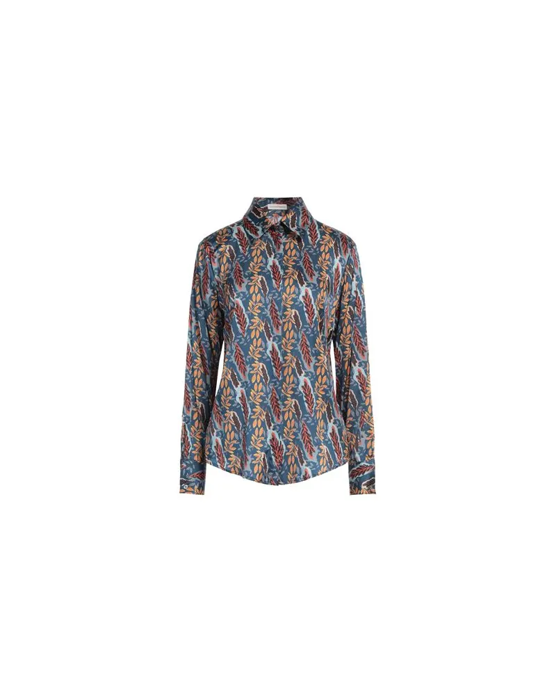 Camicettasnob TOPS - Hemdenauf YOOX.COM Blau