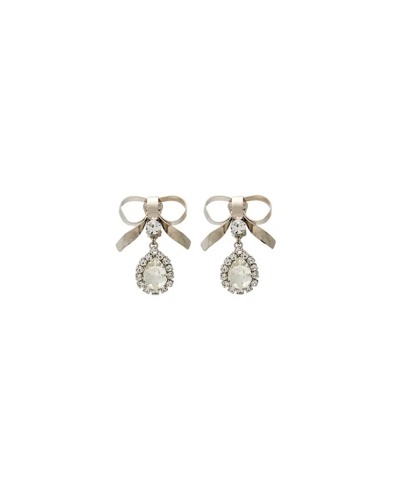 Alessandra Rich SCHMUCK und UHREN - Ohrringeauf YOOX.COM Silber