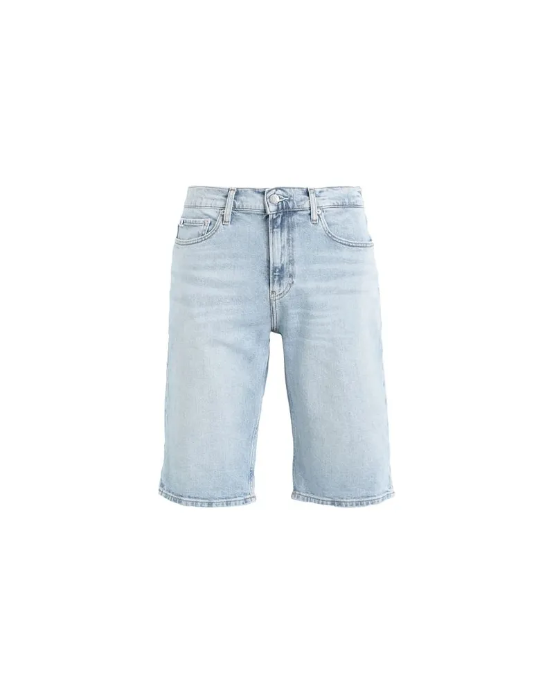 Calvin Klein HOSEN & RÖCKE - Jeansshortsauf YOOX.COM Blau