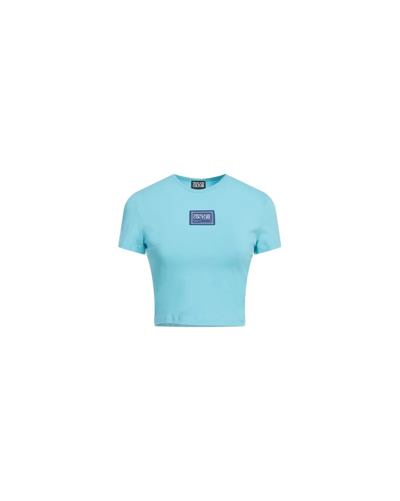 Versace Jeans TOPS - T-shirtsauf YOOX.COM Tūrkis