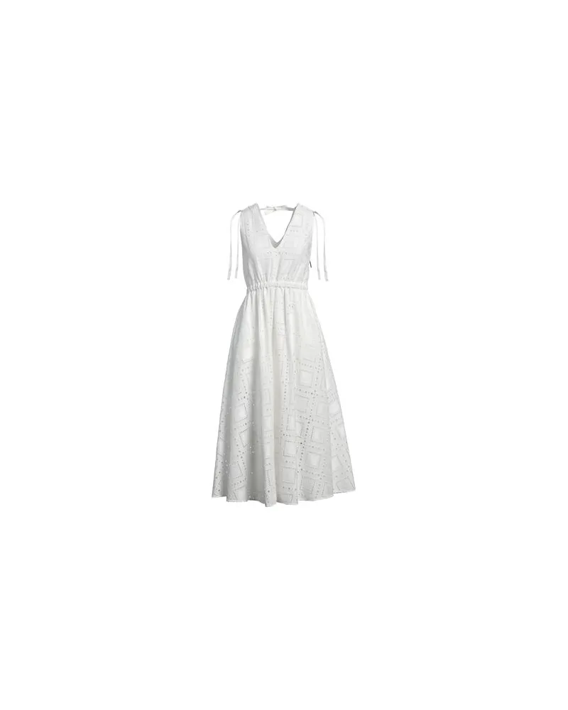 MSGM KLEIDER - Midi-Kleiderauf YOOX.COM Weiß