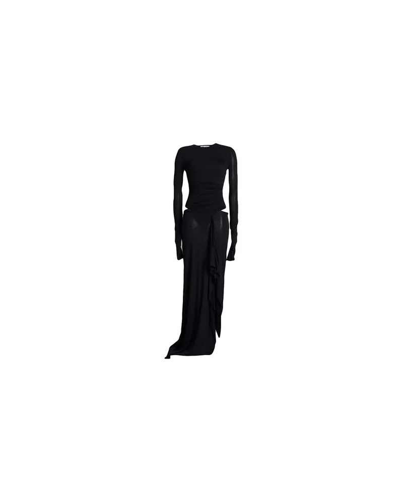ATTICO KLEIDER - Maxi-Kleiderauf YOOX.COM Schwarz